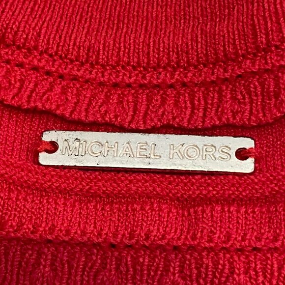 Michael Kors True Red SP 19 Fashion Basics Sleeveless Dress - Picture 10 of 10